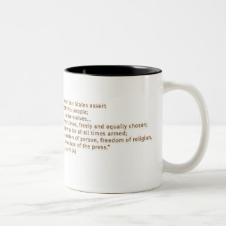 2do Taza del fundador de Thomas Jefferson de la