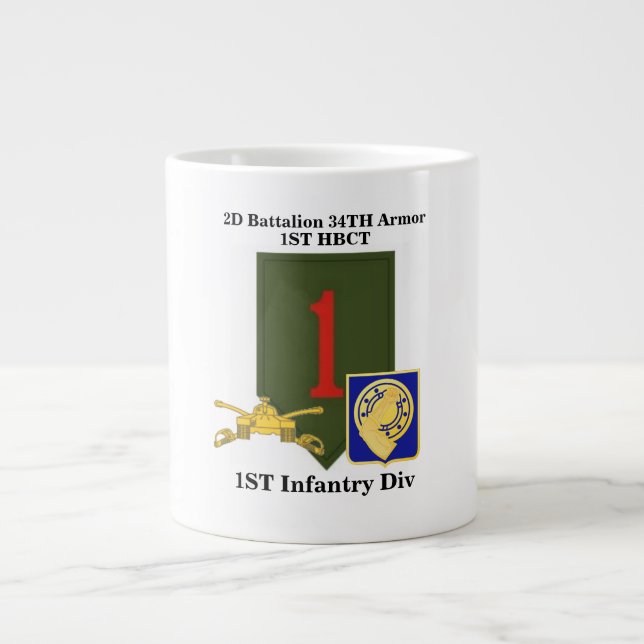 2do Taza del jumbo del div de la infantería de la (Frente)