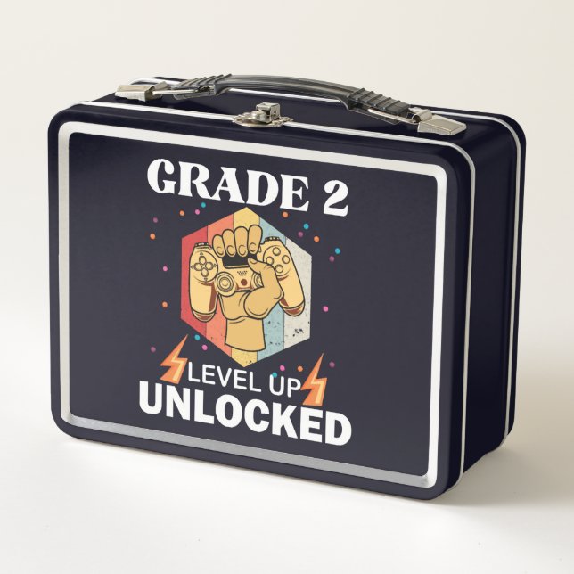 2nd Grade Unlocked Level Up Back To School First (Anverso)