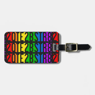 2QTE2BSTR8 etiqueta para el equipaje del personali