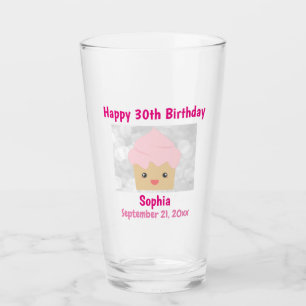 30º Feliz cumpleaños, regalo de recuerdo de tort