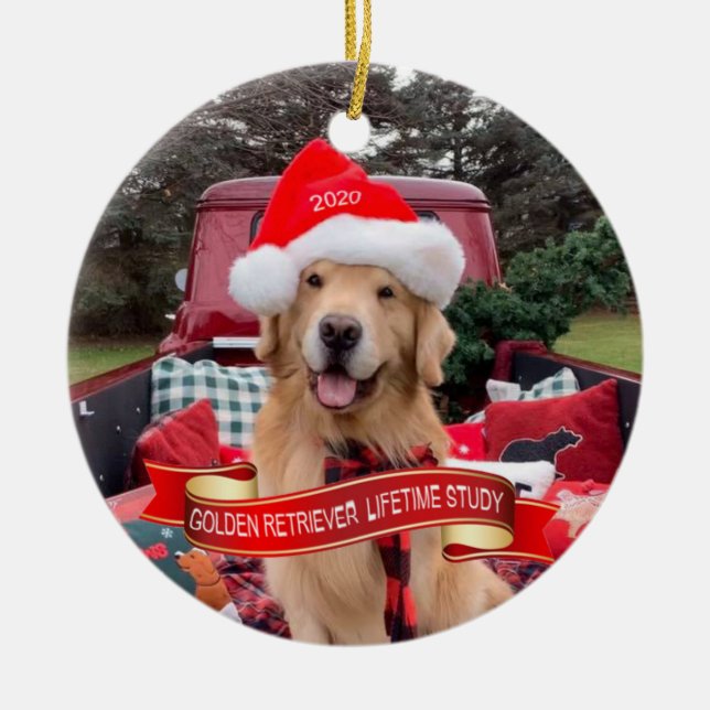 3000strong 2020 Ornamento redondo cerámico (Frente)