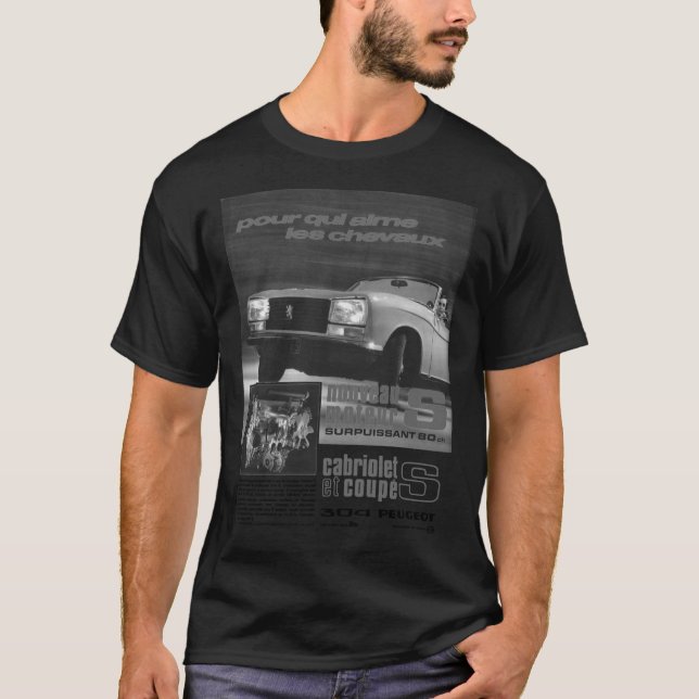 304 CABRIOLET - camiseta ADVERT Classic (Anverso)