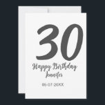 30.ª fecha de adición de cumpleaños año plantilla<br><div class="desc">diseño editable</div>