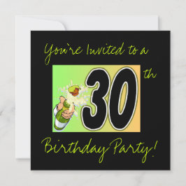 30.ª invitación a la fiesta de cumpleaños
