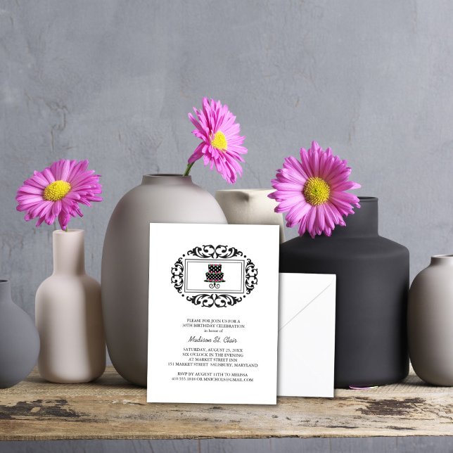 30.ª invitación a la fiesta de cumpleaños (Subido por el creador)