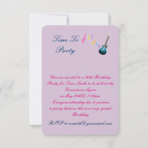 30.ª invitación a la fiesta de cumpleaños