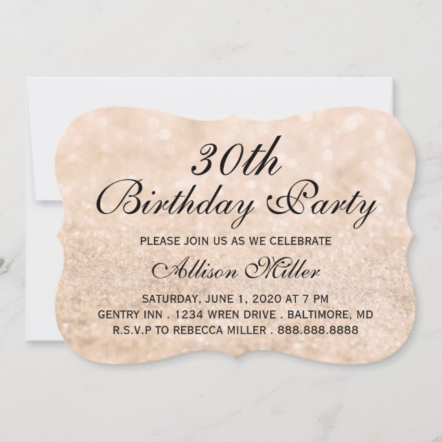 30.ª Invitación a la fiesta de cumpleaños de Fab G (Anverso)