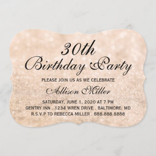 30.ª Invitación a la fiesta de cumpleaños de Fab G