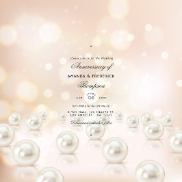 30.ª invitación al aniversario de Pearl Boda