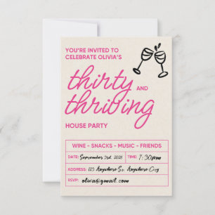 30.ª invitación al cumpleaños