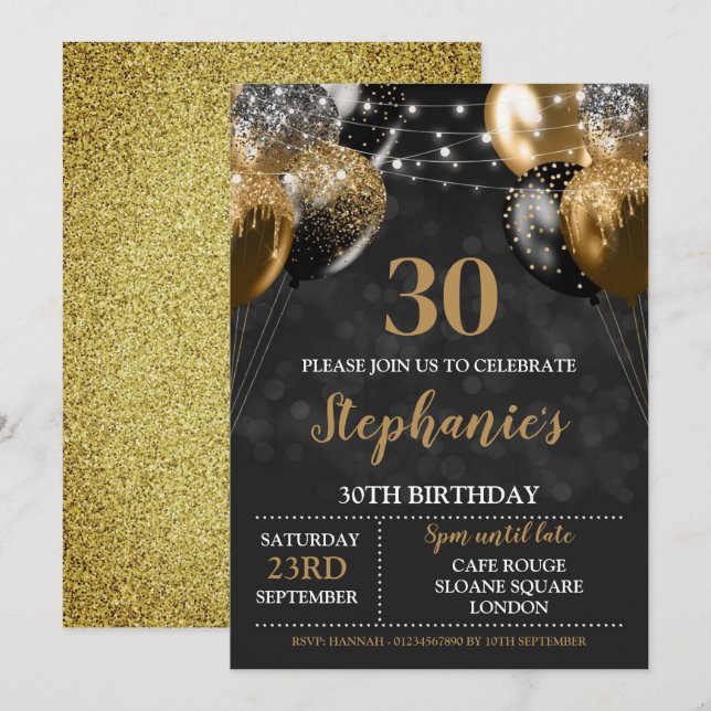 30.ª invitación al oro negro (Anverso / Reverso)