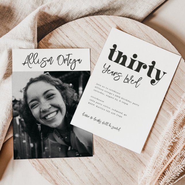 30.ª invitación de cumpleaños | Foto 30 cumpleaños (Subido por el creador)