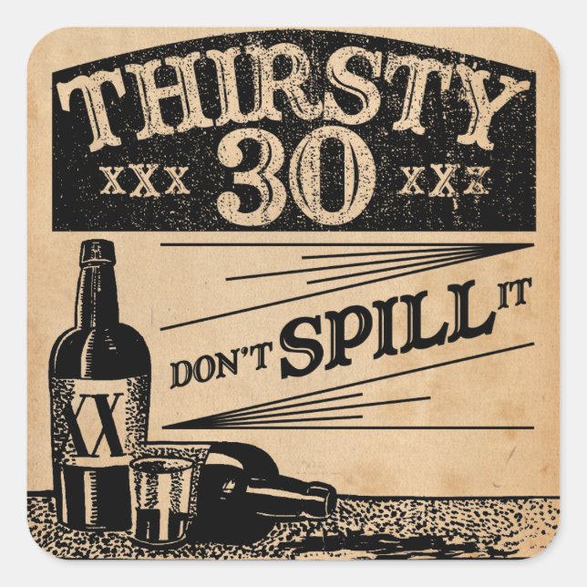 30.ª Pegatina de cumpleaños (Anverso)