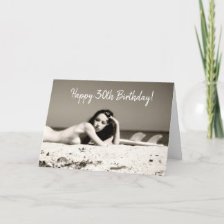 30.ª Tarjeta De Cumpleaños Para Un Hombre Soltero