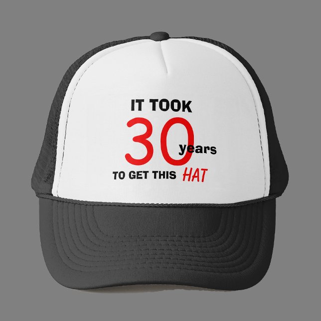 30.º cumpleaños: Gorra de regalos de mordaza para  (Subido por el creador)