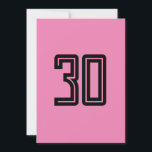 30.º CUMPLEAÑOS INVITACIÓN SIMPLE DE PERSONALIZADO<br><div class="desc">30.ª INVITACIÓN DE PERSONALIZADO DE CUMPLEAÑOS</div>