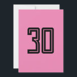 30.º CUMPLEAÑOS INVITACIÓN SIMPLE DE PERSONALIZADO<br><div class="desc">30.ª INVITACIÓN DE PERSONALIZADO DE CUMPLEAÑOS</div>