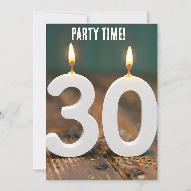 30.º CUMPLEAÑOS INVITACIONES DEL PARTIDO PERSONALI (Anverso)