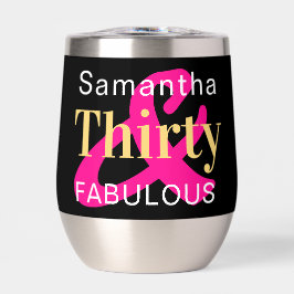 30.º Cumpleaños Personalizado Treinta y Fabuloso