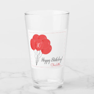 30.º o cualquier globo rosa de cumpleaños