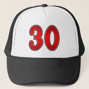 30.º sombrero camionero de cumpleaños