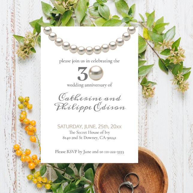 30° aniversario Invitación a la boda de la Perla (Subido por el creador)