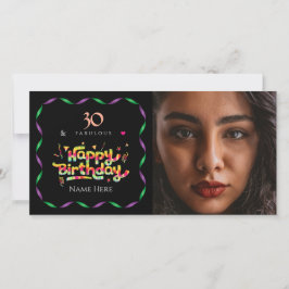 30 años por una fabulosa foto Personalizado