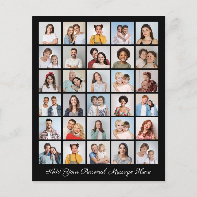 30 Collage de fotos Añadir la hoja de papel de sal (Anverso)