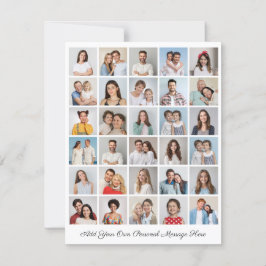 30 Collage de fotos Añadir su propia tarjeta de fe