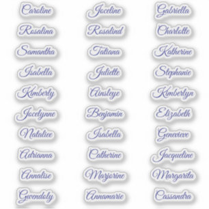 30 Elegantes Etiquetas de Nombres de Invitados de