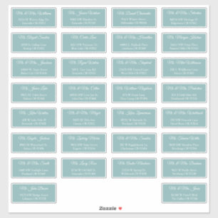 30 Etiquetas de Dirección para Invitados de Boda I