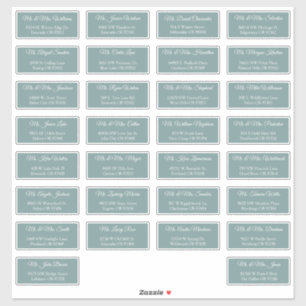 30 Etiquetas de Dirección para Invitados de Boda I