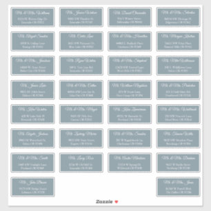 30 Etiquetas de Dirección para Invitados de Boda I