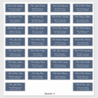 30 Etiquetas de Dirección para Invitados de Boda I