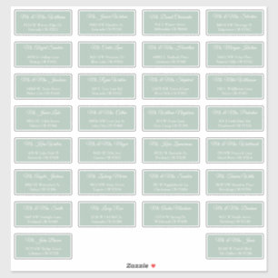 30 Etiquetas de Dirección para Invitados de Boda I