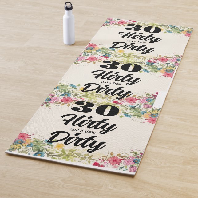 30 Flirty Yoga Mat (In situ)