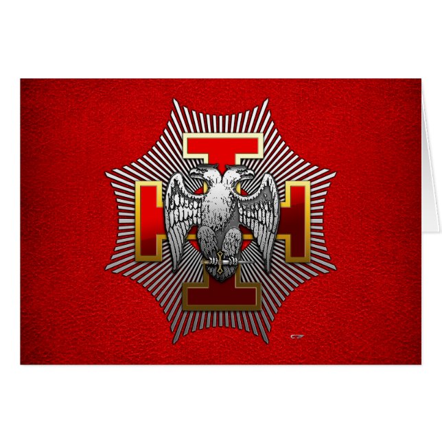 30° grado: Knight Kadosh (Anverso (Horizontal))