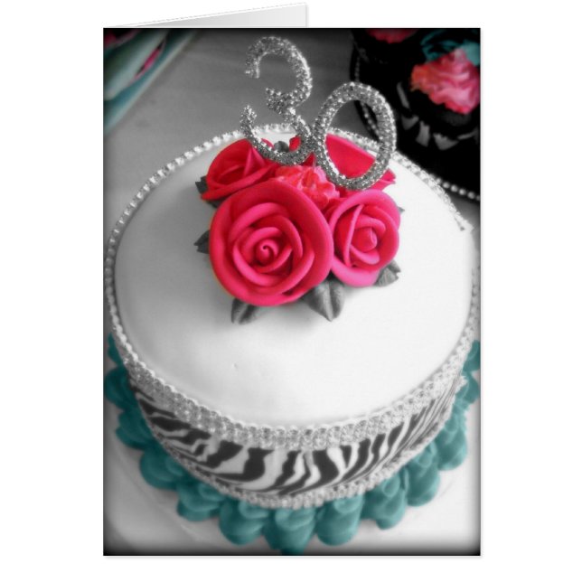 30 Pastel de rayas de cebra (Frente)