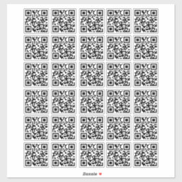 30 Pegatina de código QR fácil de personalizar