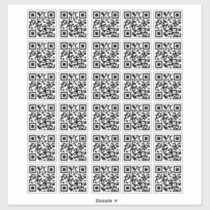 30 Pegatina de código QR fácil de personalizar
