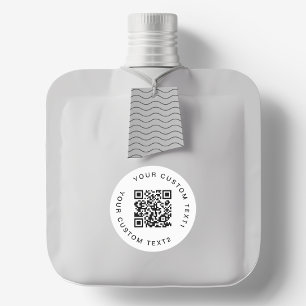 30 Pegatinas impermeables Empresa de código QR