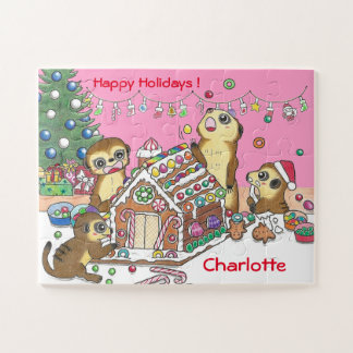 30 piezas Personalizan el rompecabezas de Meerkats