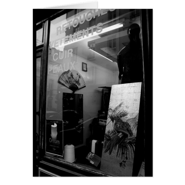 30 ter Rue Gassendi Paris Tarjeta Blanca Negra (Frente)