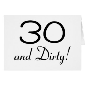 30 y 3 sucios