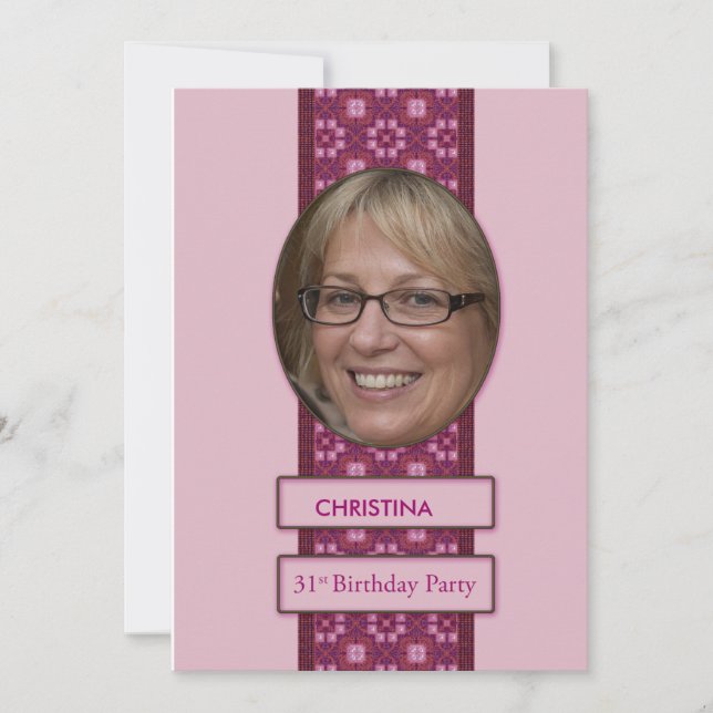 31ª foto y nombre de la invitación a la fiesta de  (Anverso)