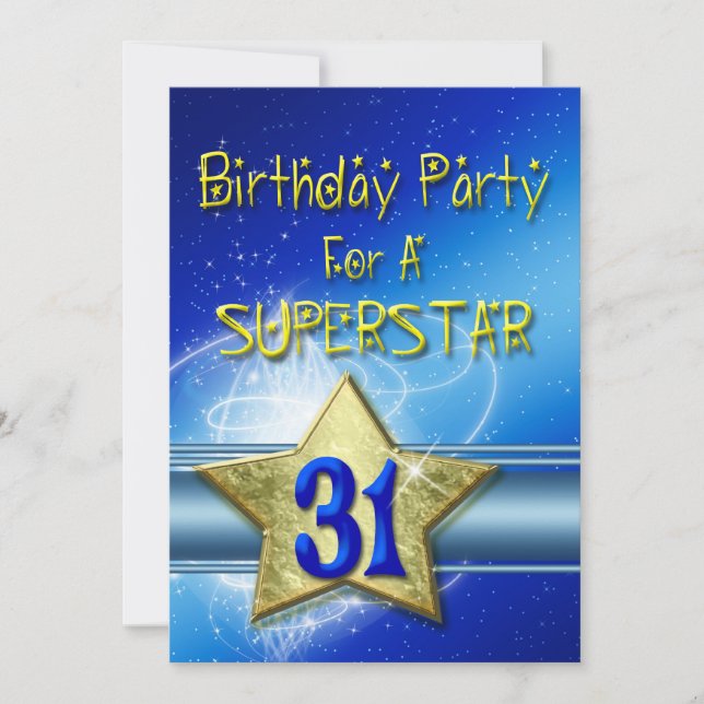 31ª invitación a una superestrella. (Anverso)