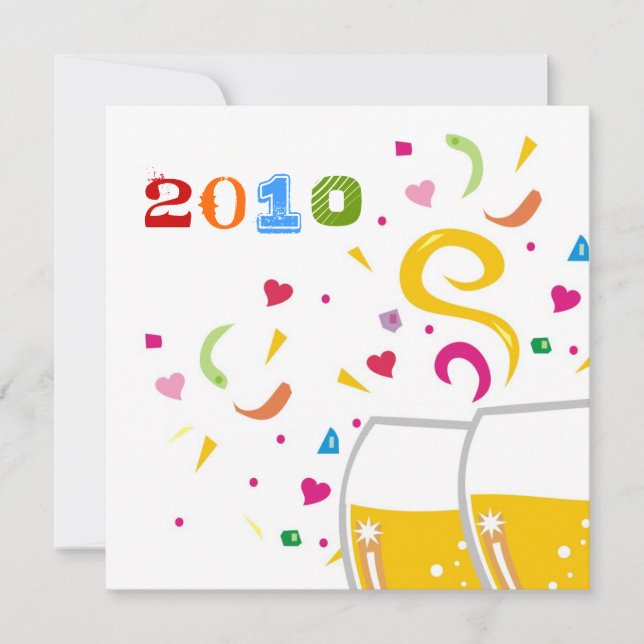 311-2010: Invitación para el año nuevo (Anverso)