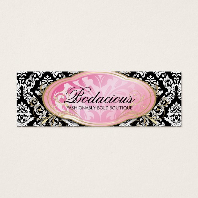 311 Bodacious Boutique Black Hang Tag (Frente)