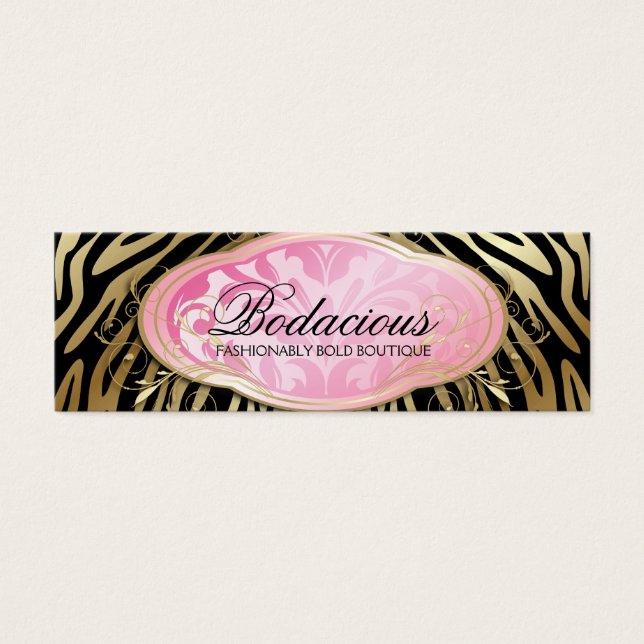 311 Bodacious Boutique Black Hang Tag (Frente)